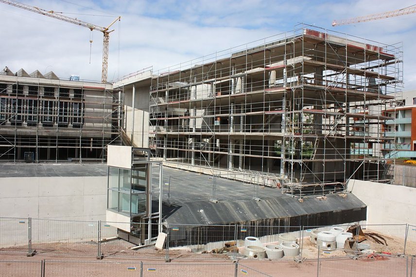 Bild: Rohbau fast fertig