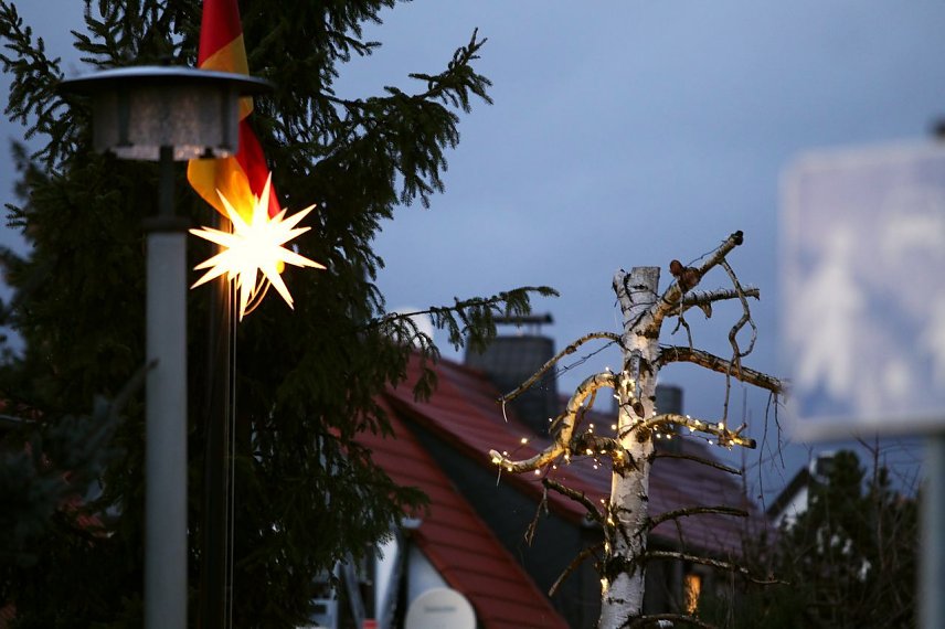 Bild: Weihnachten in der Blumensiedlung