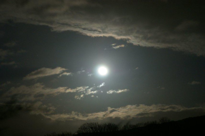 Bild: Blick zum "Mann im Mond"
