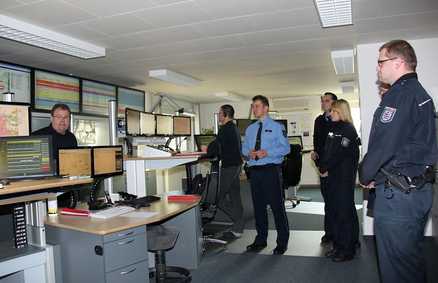 Bild: Besuch in derLeitstelle