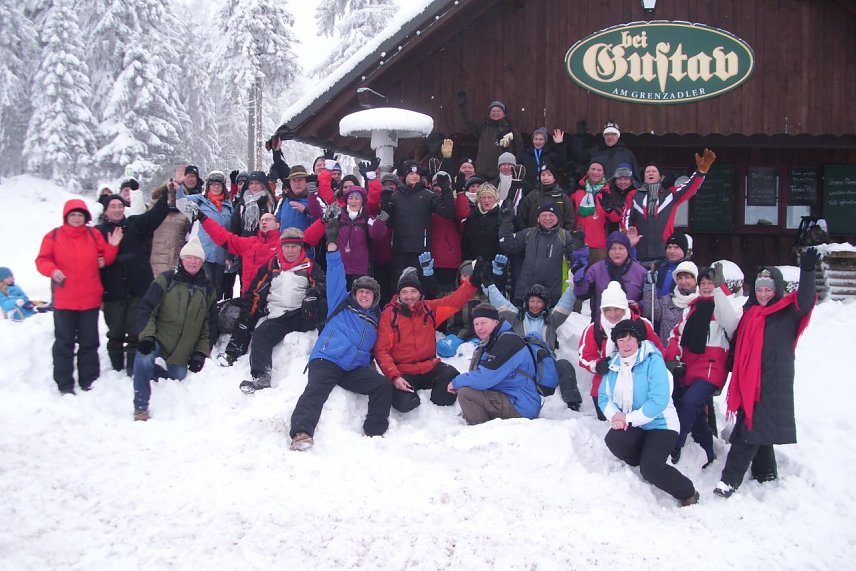 Bild: Gr&uuml;n-Wei&szlig; im Th&uuml;ringer Wald