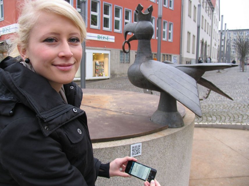 Bild: QR-Code macht Nordhausen erlebbarer