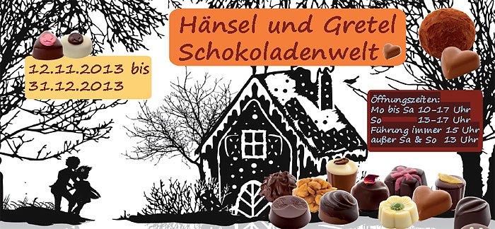 Bild: Etwas besonderes zur Weihnachtszeit hat man sich in Oldisleben einfallen lassen. Hier kn mit den Einzelheiten.  In liebevoller Handarbeit wurde das das M&auml;rchen H&auml;nsel und Gretel in Schokolade gebracht