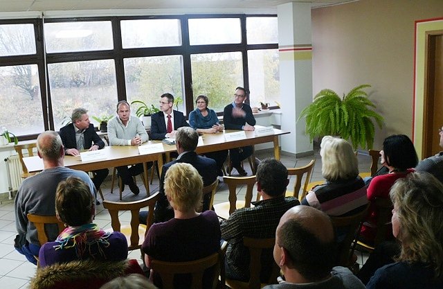 Bild: Belegschaftsversammlung