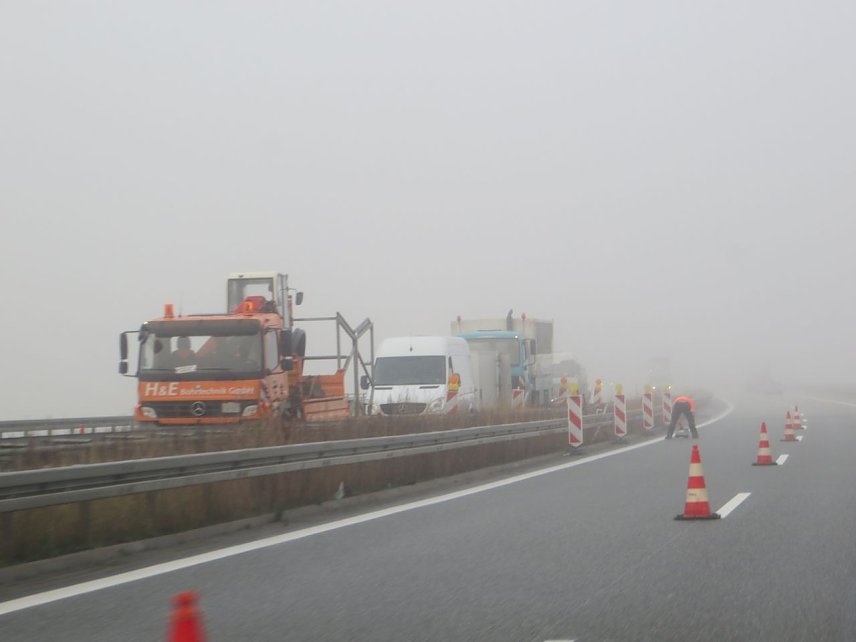 Bild: Blutzeis auf der A 38