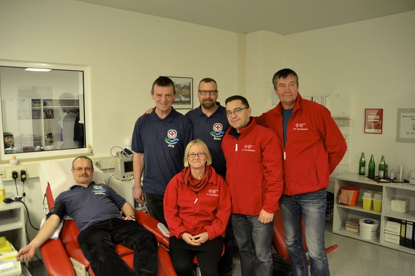Bild: Blut gespendet