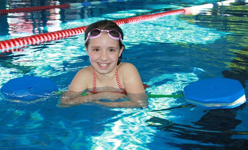 Bild: Pauline kann schwimmen