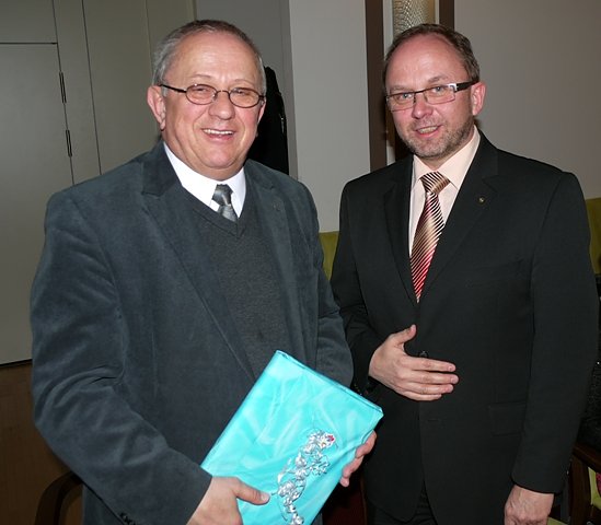 Bild: Prof. Dr. Pilvousek und Bernd Althaus
