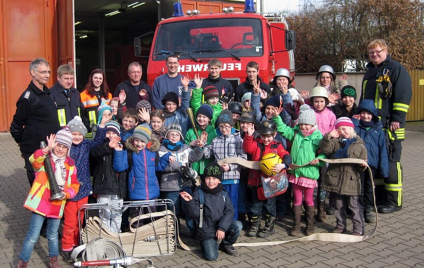 Bild: Tolle Erlebnisse bei der Feuerwehr