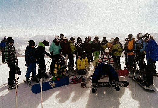 Bild: Auf der Piste