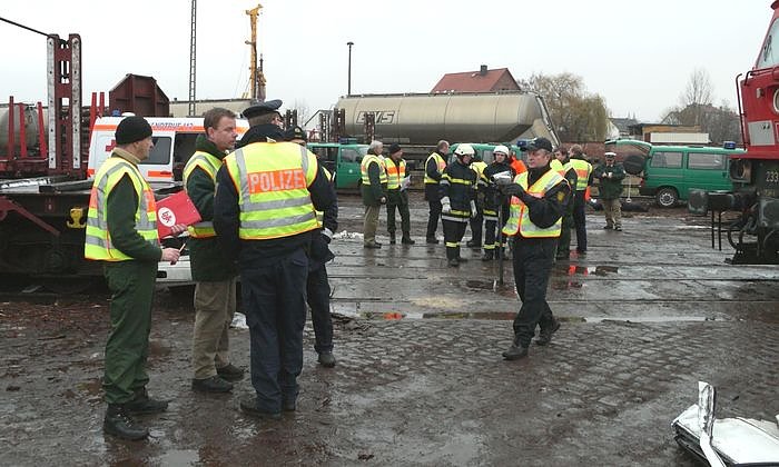 Bild: Einsatz bei Bahnunfall