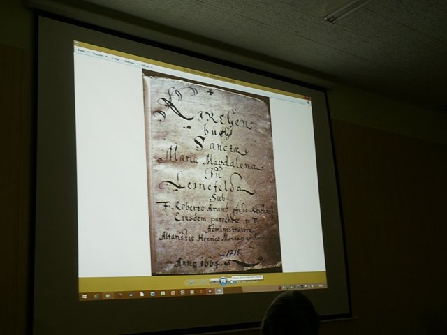 Bild: Kirchenbuch von Leinefelde 
