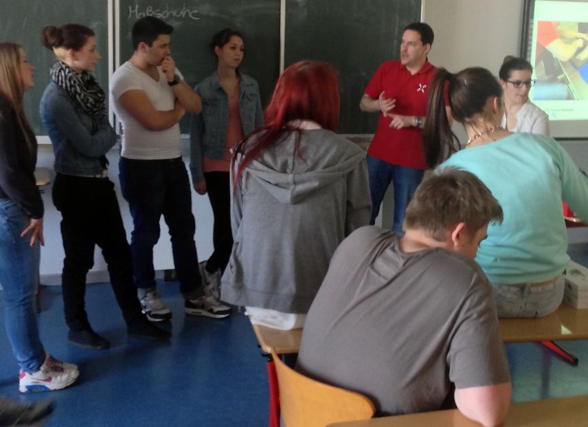Bild: F&uuml;r Ausbildung geworben
