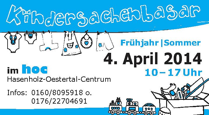Bild: Kindersachenbasar im HOC