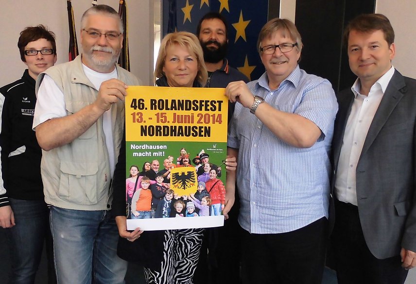 Bild: Einige Akteure des Rolandsfestes