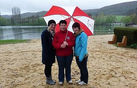 Bild: Anbaden und Arbeitseinsatz