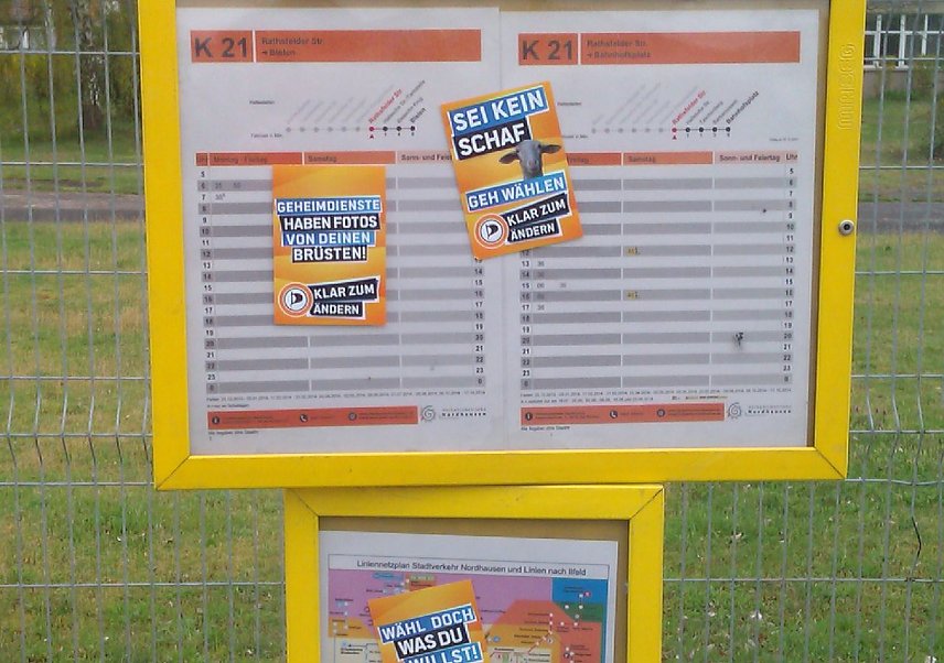 Bild: Falscher Platz
