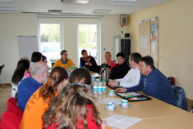 Bild: Regionaltreffen der Gruppenleiter des Jugendrotkreuzes