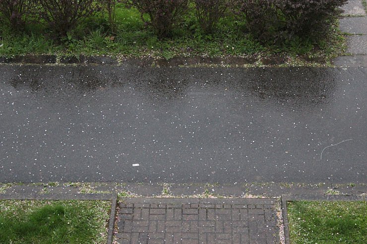 Bild: Hagelschlag und Donnerwetter