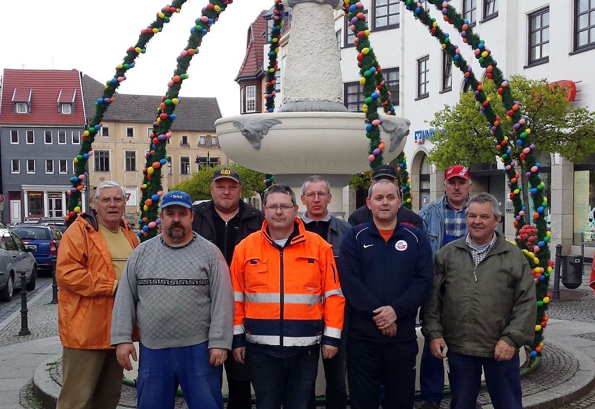 Bild: Osterbrunnen in Bleicherode