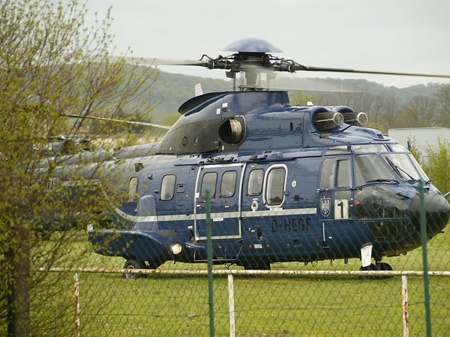 Bild: Hubschrauber bei Generalprobe