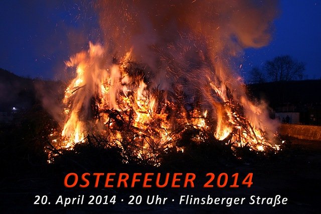 Bild: Osterfeuer in Heiligenstadt
