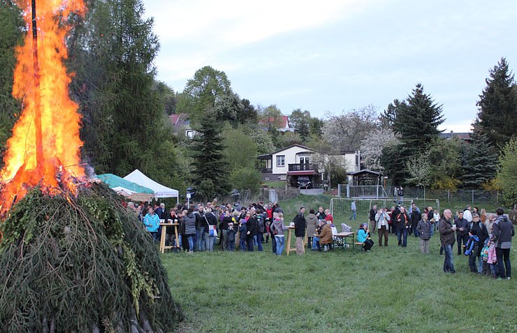 Bild: Osterfeuertermin passte
