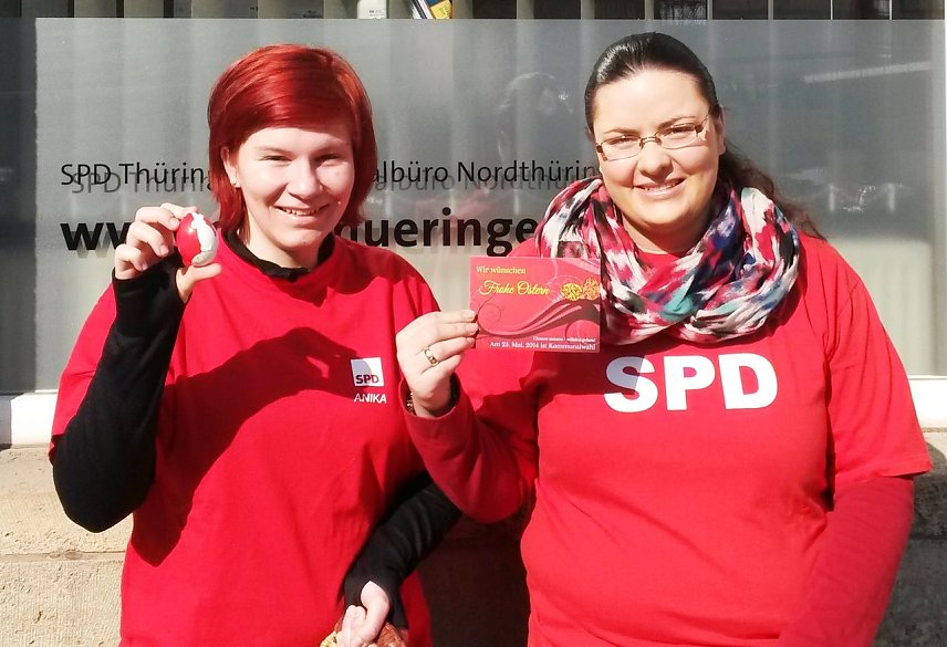 Bild: Ostereier verteilt