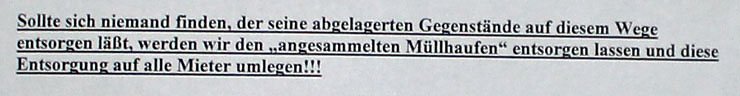 Bild: Wohnungsgesellschaft auf juristischen Abwegen?