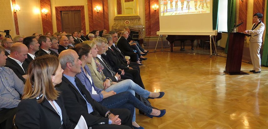 Bild: Empfang in der Staatskanzlei