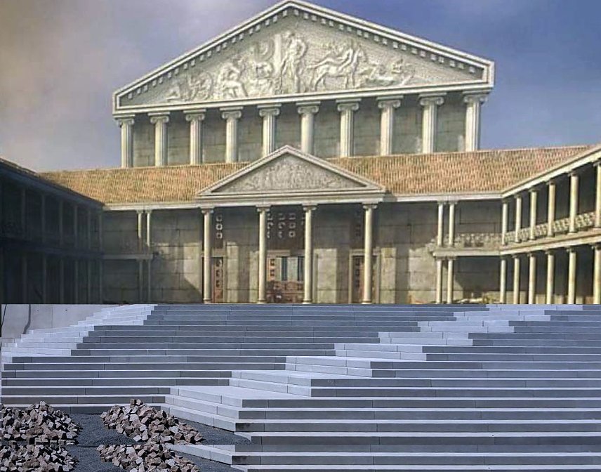 Bild: Die Treppe zum Palast