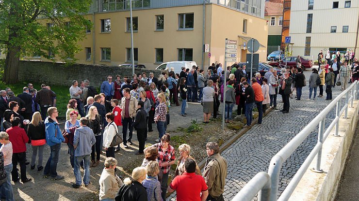 Bild: Landratsamt wegen &Uuml;bung evakuiert