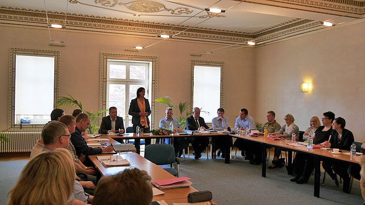 Bild: Landratsamt wegen &Uuml;bung evakuiert