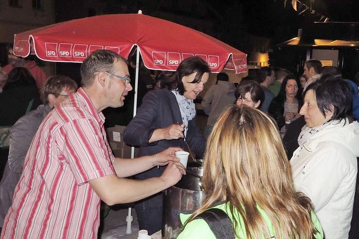 Bild: SPD beim Maibaumfest Bad Frankenhausen