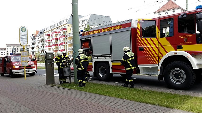 Bild: "Gro&szlig;einsatz" der Feuerwehr