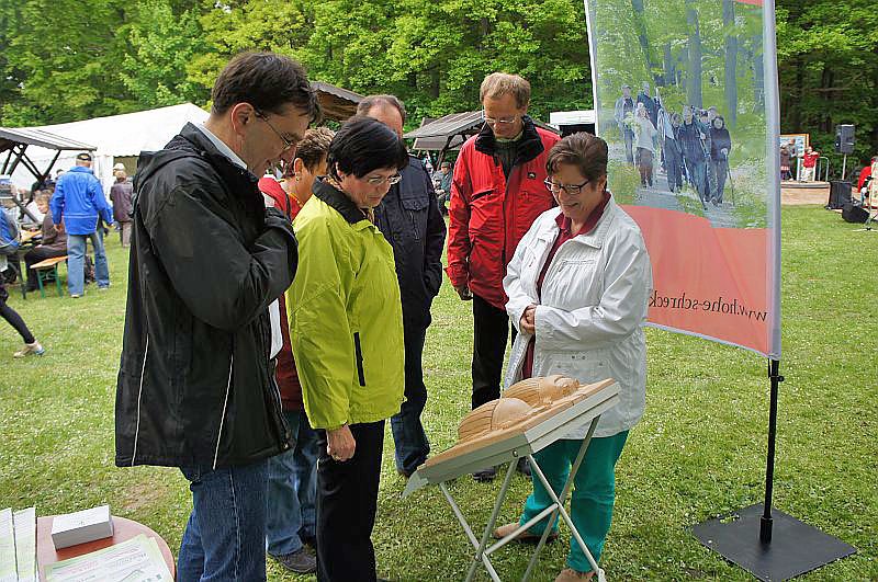 Bild: Hoher Besuch beim Erlebnistag Hohe Schrecke