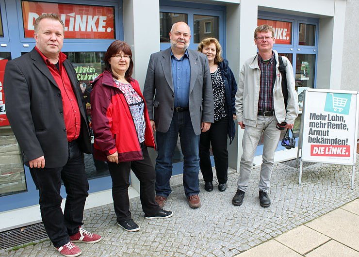 Bild: DIE LINKE-Landtagsfraktion bei "Lernen vor Ort"
