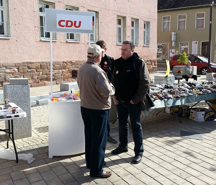 Bild: Auch zweiter Infostand ein voller Erfolg!