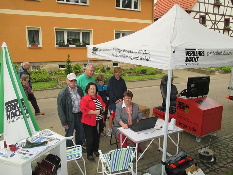 Bild: Beim Lindenfest getestet