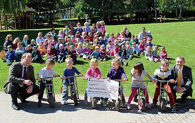 Bild: Unterst&uuml;tzung f&uuml;r DRK-Kindertagesst&auml;tte