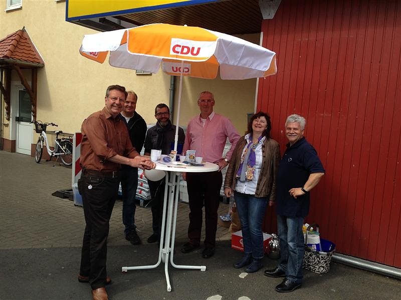 Bild: CDU Infostand in Uder