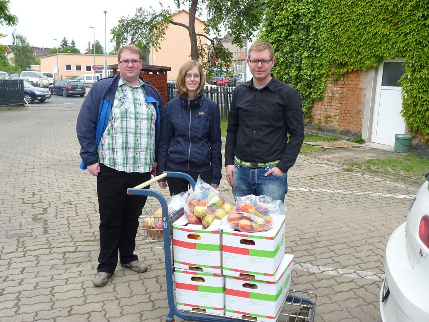 Bild: &Auml;pfel f&uuml;r einen guten Zweck