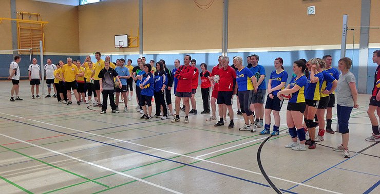 Bild: Vom Volleyballturnier in Frankenhausen