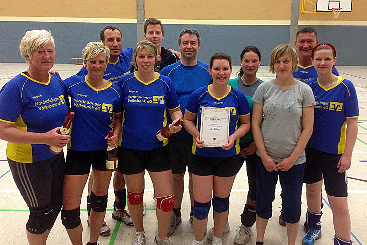 Bild: Vom Volleyballturnier in Frankenhausen