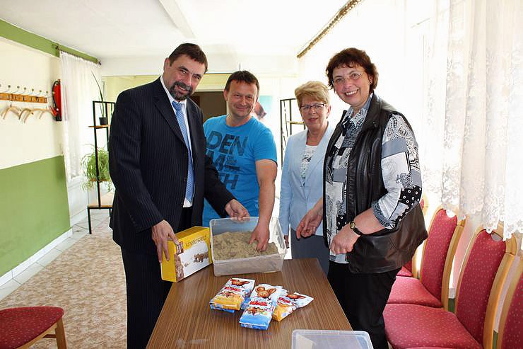 Bild: Besonderer Sand zum Spielen