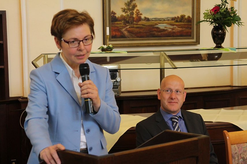 Bild: Ministerin Taubert in Ilfeld