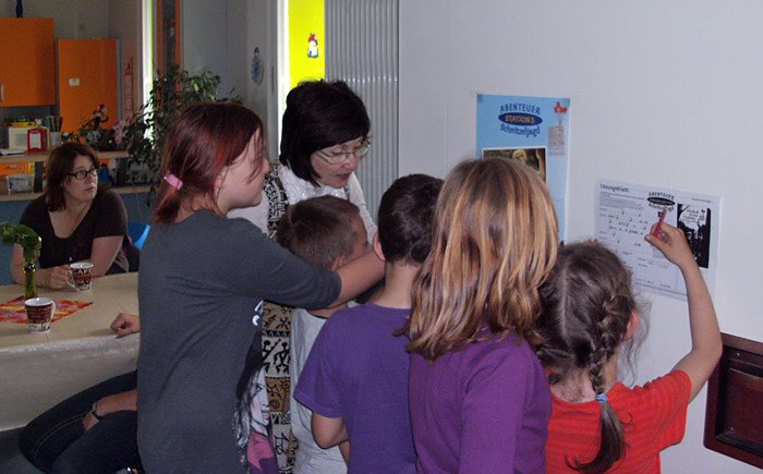 Bild: Literarische Schnitzeljagd im Freizeitzentrum