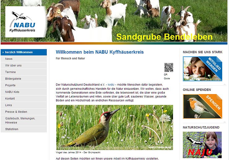 Bild: Mit neuer Webseite - NABU
