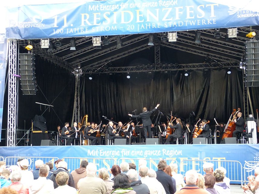 Bild: Das Loh-Orchester beim Residenzfest 2012