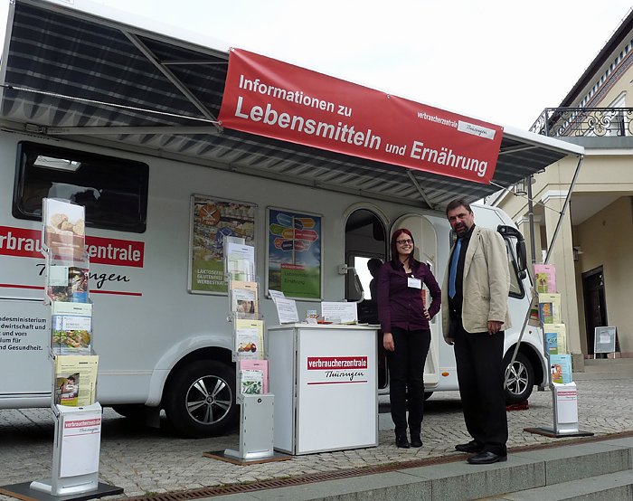 Bild: Infomobil vor Ort